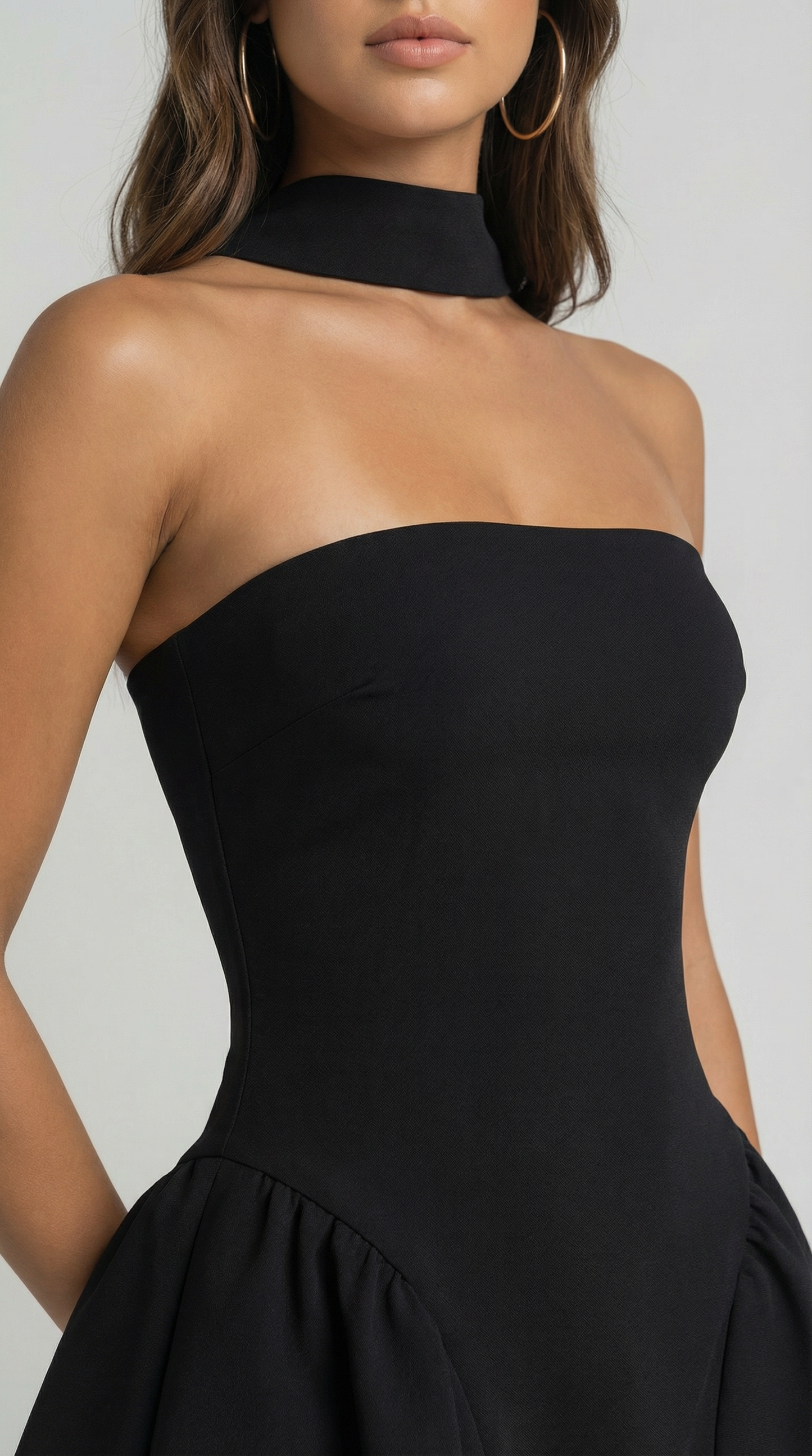 Elegant Off Shoulder Backless A-Line Mini Party Dress, Sexy Strapless Backless Mini Dress