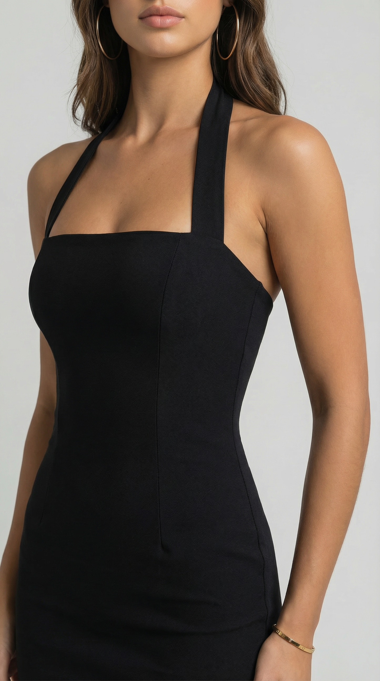 Halter Spaghetti Strap Mini Dress, Backless Sexy Party Dress